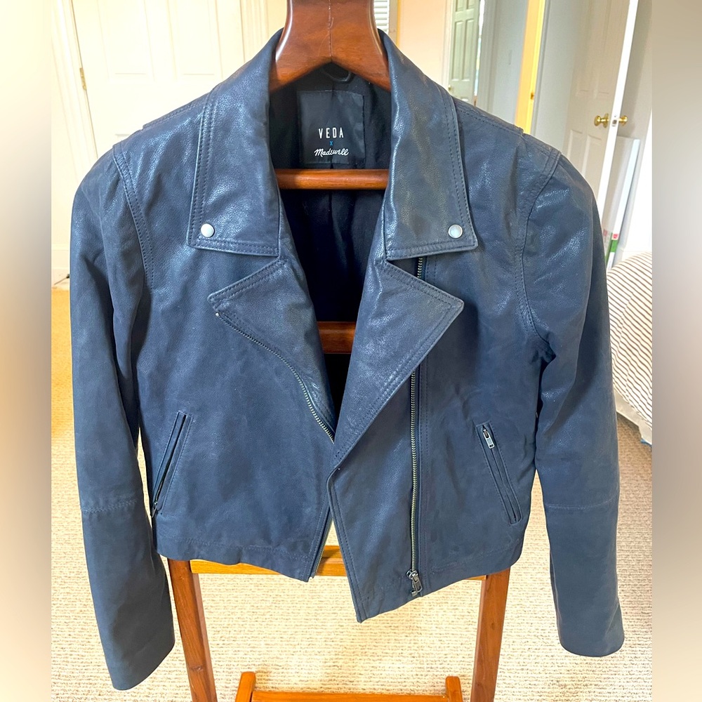 Veda x Madewell 100% Leather Jacket